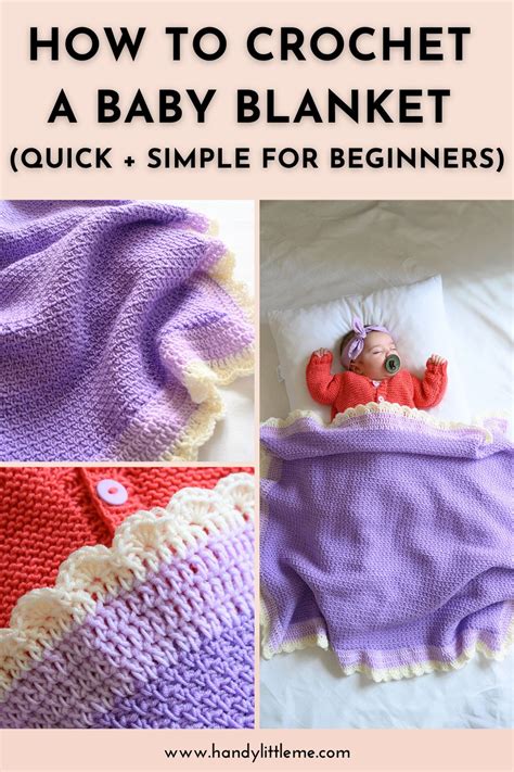 Image result for Basic Crochet Baby Blanket Tutorial