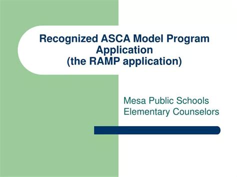 Image result for ASCA Ramp Logo
