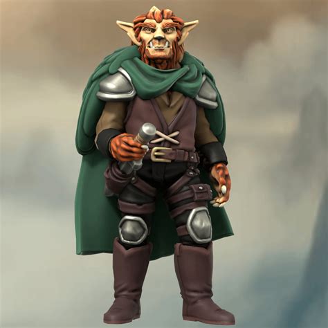 Finally got my bugbear rogue Votrinik to look like, well, a bugbear ...