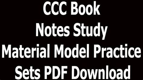 Image result for CCC Notes.pdf