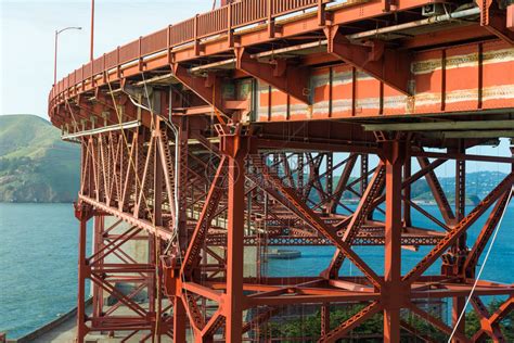 金门大桥的特写结构高清图片下载-正版图片507554688-摄图网
