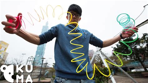 Ridiculous Tricks You Can Do With a Slinky! - YouTube