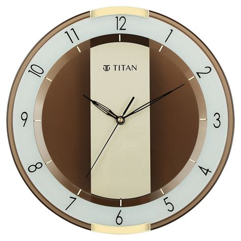 Buy Online Titan Contemporary Multicoloured Wall Clock with a partly ...
