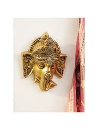 Shop Jaypore Antique Gold Brass Wall Accent for Home Online 39681472