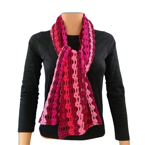 Image result for Striped Rectangular Shawl Pattern Lightweight Yarn