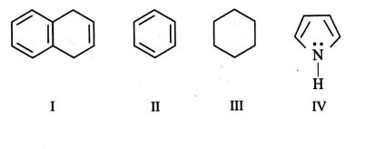 Which of the following compounds will show aromatic character?