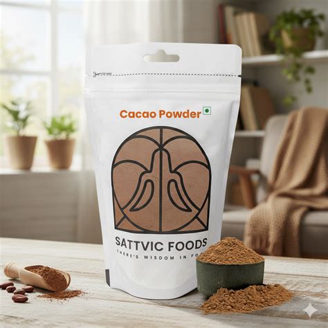 Cacao Powder | Indian Origin, Pure & Non-Alkalised – Sattvic Foods