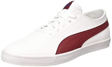 Buy Puma Kids-Unisex Urban SL Jr White-Rhubarb at Amazon.in