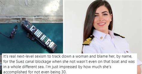 Egypt First Female Ship Captain Marwa Elselehdar Says She Is Being ...
