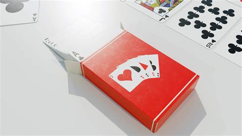 Standard 52-Card Deck of French-Suited Playing Cards 3D Model by 3Dmae