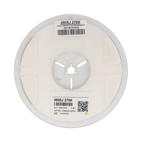 Electronic Spices 270k Ohm 0805 High Power Smd Thick Film Chip Resistor ...