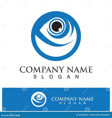 Eye Care Vector Logo Design Stock Vector - Illustration of creative ...