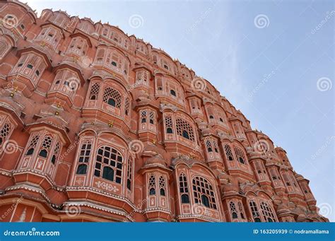 Hawa Mahal, the Palace of Winds, a Palace Complex of the Maharaja of Jaipur, Built with Pink ...