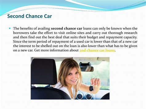 PPT - Second chance car loans PowerPoint Presentation, free download ...