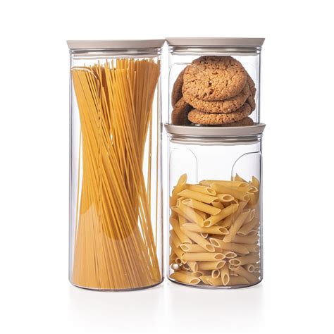 Italian Air Tight Canisters 3pc Set