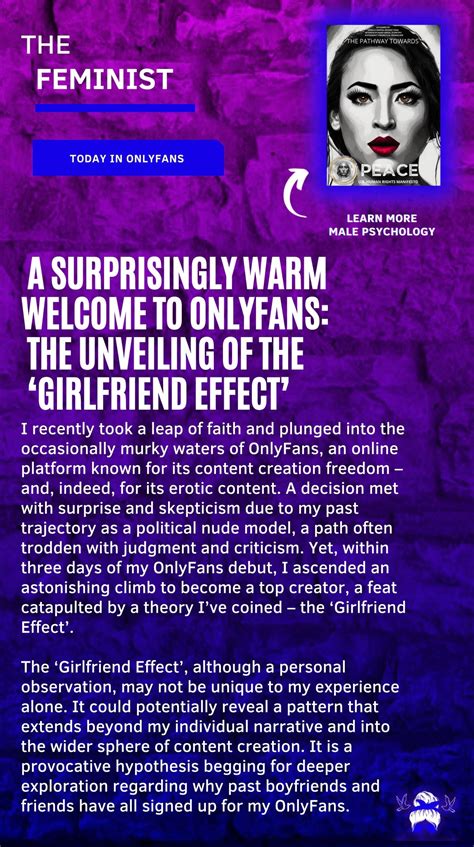 A Surprisingly Warm Welcome to OnlyFans: The Unveiling of the ‘Girlfriend Effect’ | by Jánelle ...