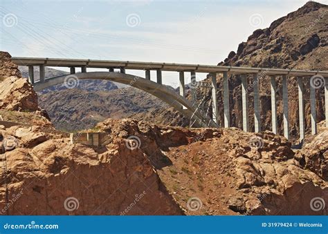 Bypass Bridge Hoover Dam stock photo. Image of horizontal - 31979424