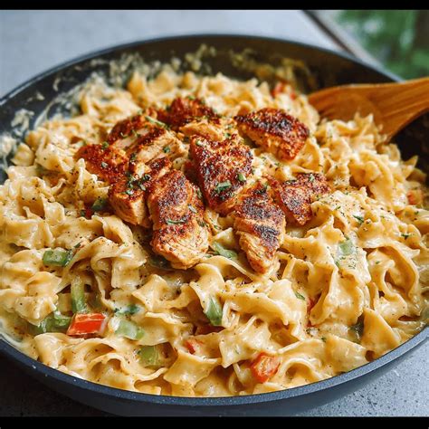 Cajun Chicken Fettuccine Alfredo
