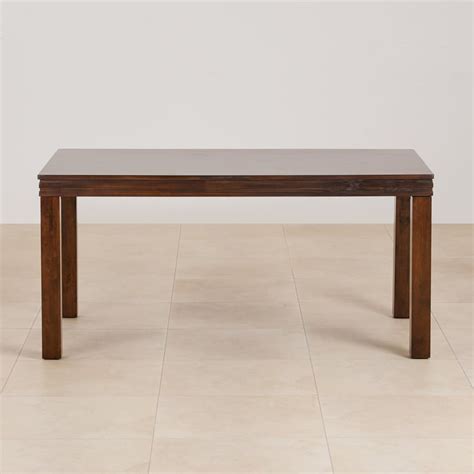 Buy (Refurbished) Hercules 6-Seater Dining Table - Brown from Home ...