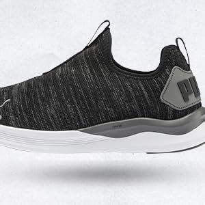 Buy Puma Men's Ignite Flash Summer Slip Black-Castlerock Running Shoes ...