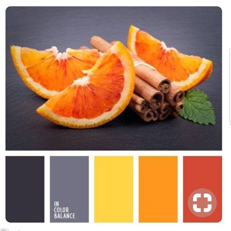 Color Palette For Yellow Orange And Gray