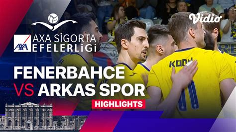 Fenerbahce Parolapara vs Arkas Spor - Highlights | Men's Turkish ...