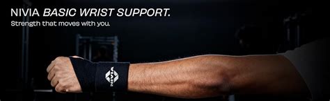 Nivia Basic Wrist Support with Thumb Loop For Men & Women, Adjustable ...