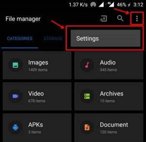 View Hidden Files in Android 的图像结果