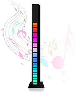 TechBlaze 32-Bit Pickup Rhythm Light Music Level Indicator RGB Colorful ...