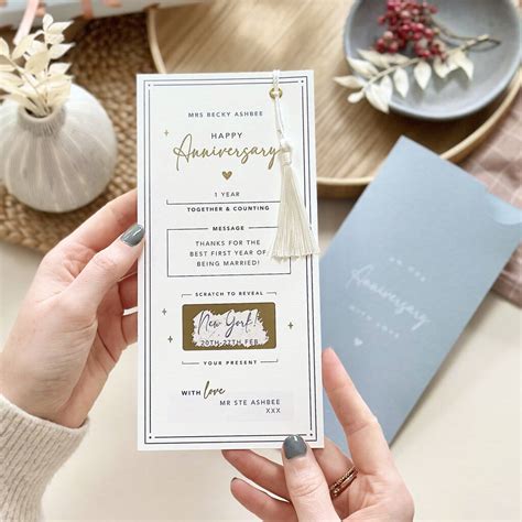 First Paper Wedding Anniversary Gift Announcement By Rodo Creative