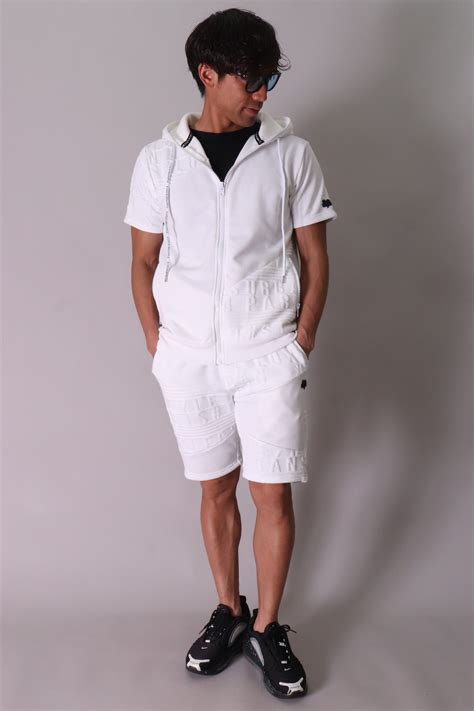 【LUXE/R】ストレッチ膨れジャガード編みXカットソーZIPUPパーカー(45424) | LUXE/R