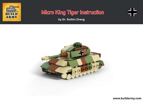 PDF Instruction: micro King Tiger Tank in Camo