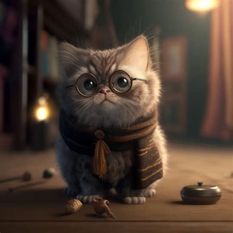 Harry Potter characters as Cats Ads