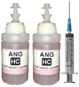 Ang Cleaning Solution 200ml for Printer Head Cartridges Nozzles to ...