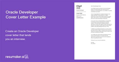 Image result for Oracle Developer Cover Letter Sample