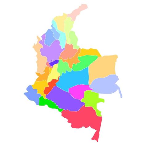 Mapas de Colombia - mapas políticos, físicos, mudos. Para descargar