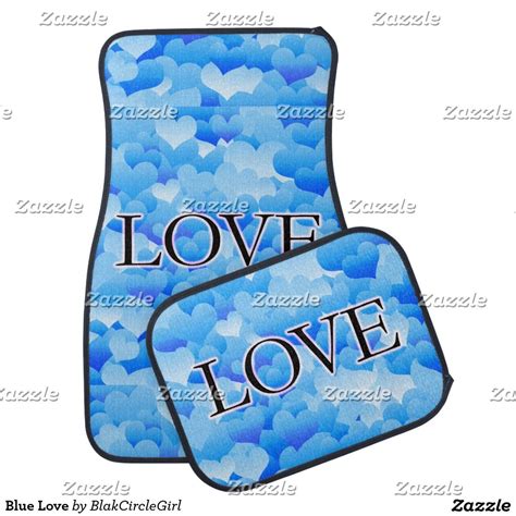 Blue Love Car Floor Mat | Car floor mats, Flooring, Mats