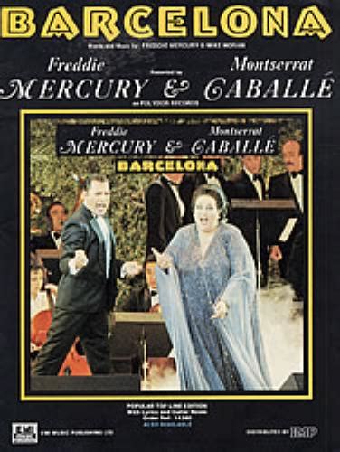 Freddie Mercury Barcelona UK sheet music (219336) SHEET MUSIC