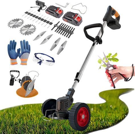 Amazon.com: Weed Wacker Battery Powered Cordless String Trimmer with 2 ...