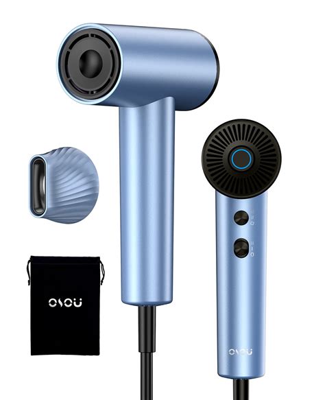 OSOU Mini Hair Dryer, Ultra-Light Blow Dryer with 150,000 RPM Brushless ...