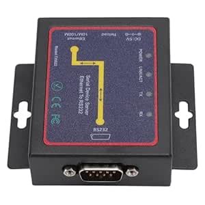 TXI022 RJ45 to RS232 Serial Network Adapter, Two-Way Transfer TCP IP ...