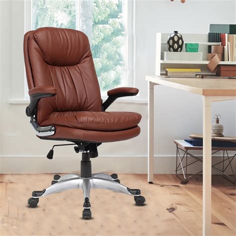 ROAR-WOOD Venture Premium High Back Ergonomic Leatherette Office & Work ...