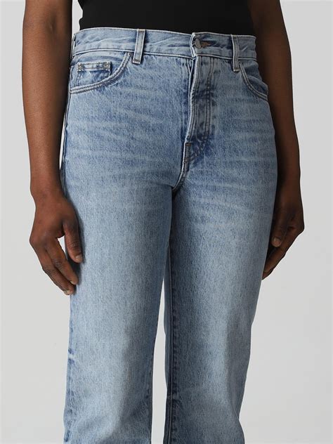 Amiri Outlet: Jeans woman - Pink | Amiri jeans PS23WDF082 online at ...