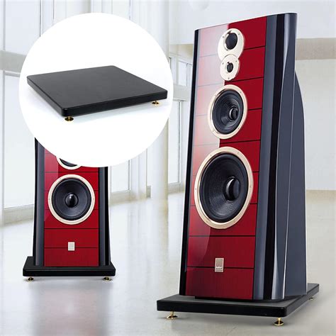 Buy lesolar Subwoofer Speaker Stands 14x14 inches Subwoofer Stand for ...