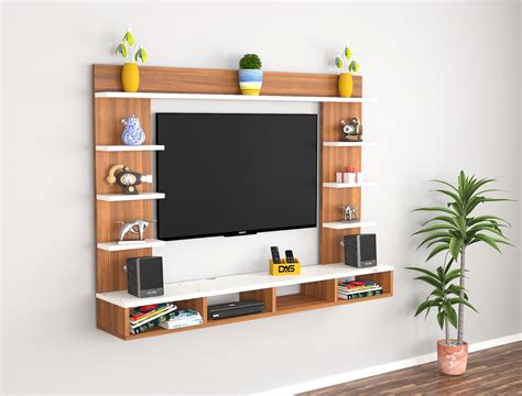 DAS Merrill Engineered Wood Wall Mount TV Entertainment Unit/Tv Rack ...