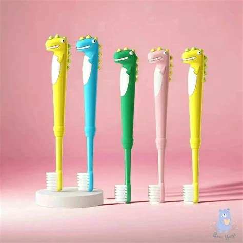 Soft Silicon Dinosaur Toothbrush