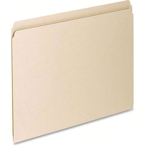752 File Folders, Straight Cut, Top Tab, Letter, Manila (Box Of 100 ...