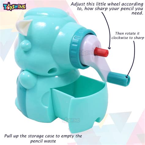 Toyshine Cute Pencil Sharpeners Manual for Kids and Artists, Handheld