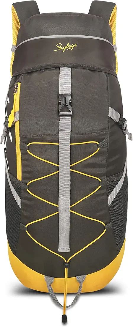 Skybags VERTEX RUCKSACK 45L- (E) BLACK Backpack (Black, Onesize ...