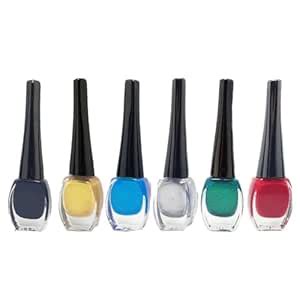 Buy multi Colored Eyeliners - Liquid Color Eyeliner Highly Pigmented ...